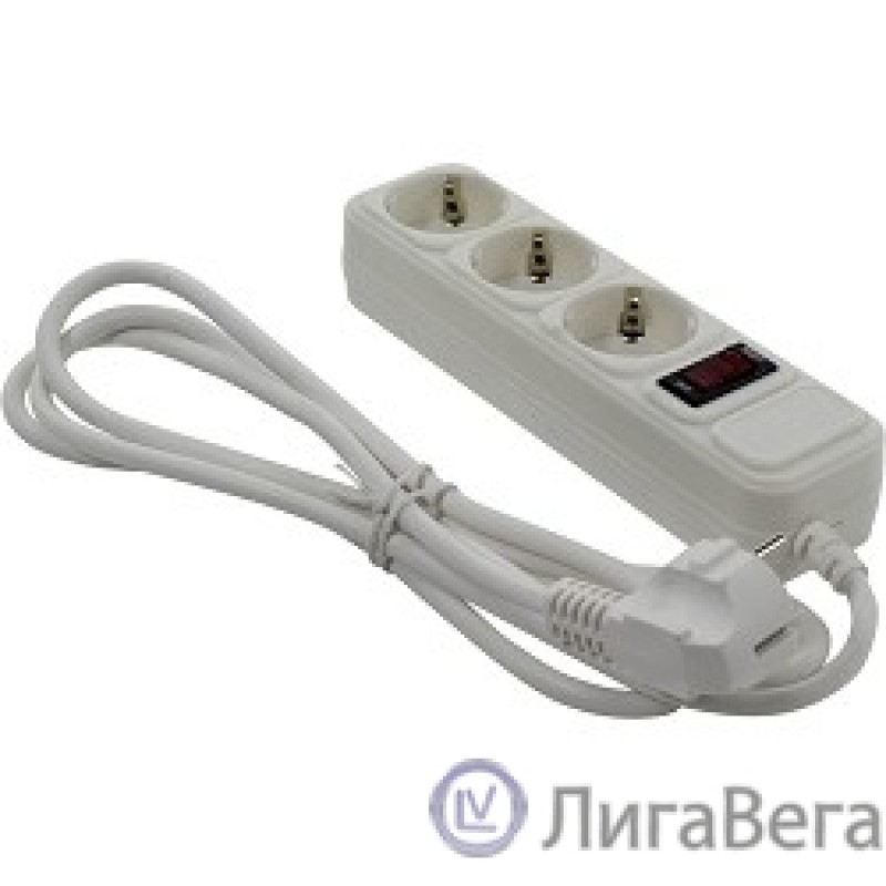 Exegate EX221178RUS Сетевой фильтр Exegate SP-3-1.8W (3 розетки, 1.8м, евровилка, белый) Exegate EX221178RUS Сетевой фильтр Exegate SP-3-1.8W (3 розетки, 1.8м, евровилка, белый)