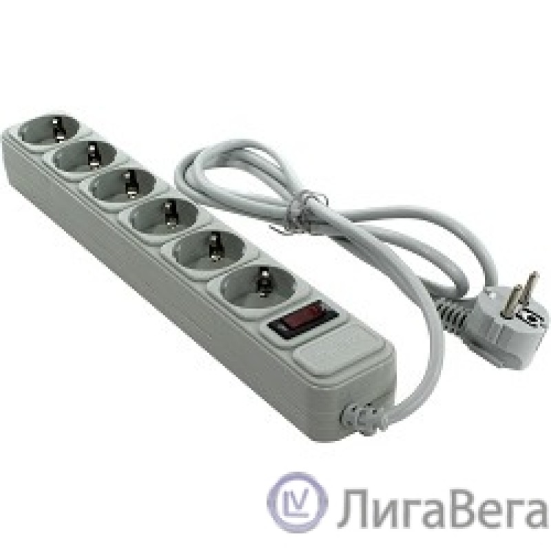 Exegate EX119388RUS Сетевой фильтр Exegate SP-6-1.8G (6 розеток, 1.8м, евровилка, серый) Exegate EX119388RUS Сетевой фильтр Exegate SP-6-1.8G (6 розеток, 1.8м, евровилка, серый)