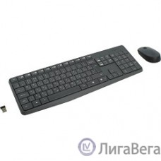 920-007948 Logitech Клавиатура + мышь MK235 GREY USB оригинальная заводская гравировка RU/LAT