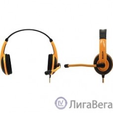 Defender Warhead G-120 черный + оранжевый, кабель 2 м  [64099]