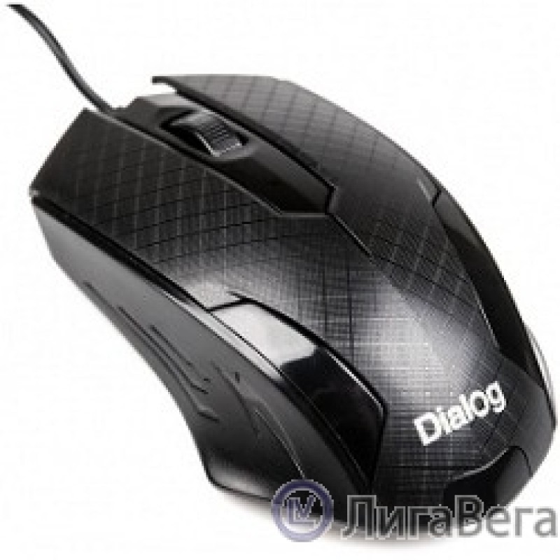 Мышь Dialog Pointer MOP-07U Black USB, оптическая, 3 кнопки + ролик