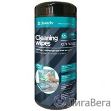 DEFENDER Влажные чистящие салфетки  CLN 30102 PRO в пласт. тубе, 100шт.