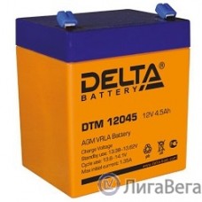 Delta DTM 12045  (4,5А\ч, 12В) свинцово- кислотный аккумулятор  