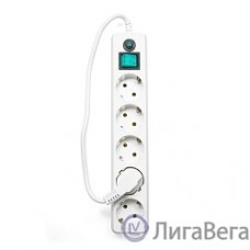 Гарнизон Сетевой фильтр EHLW-4 0,5 м 5 розеток белый 