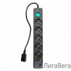 Гарнизон Сетевой фильтр EHB-0 0,5 м 6 розеток черный для UPS
