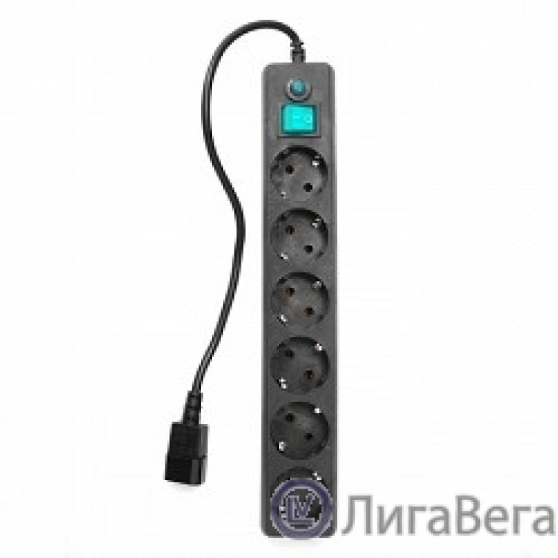 Гарнизон Сетевой фильтр EHB-0 0,5 м 6 розеток черный для UPS