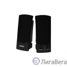 Perfeo колонки ″UNO″ 2.0, мощность 2х0,5 Вт (RMS), чёрн, USB 