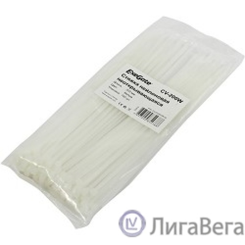 Exegate EX253850RUS Стяжка нейлоновая, неоткрывающаяся. Exegate , 200мм, упак. 100шт White Exegate EX253850RUS Стяжка нейлоновая, неоткрывающаяся. Exegate , 200мм, упак. 100шт White