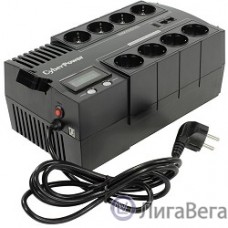 CyberPower BR700ELCD ИБП {Line-Interactive, 700VA/420W USB/RJ11/45/USB charger A (4+4 EURO), 12В/7,2 Ач х 1}
