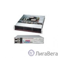 Supermicro CSE-216BE1C-R920LPB Корпус/ 2U, E-ATX 13.68''x13'', 24x2.5'' hot-swap SAS3 with SES3 single expander with SFF8643 connectors, 4xFH+3xLP, 7xLP, 437x89x630mm, redundant 920W Gold 