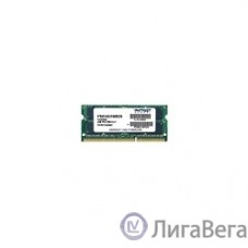 Patriot DDR3 SODIMM 4GB PSD34G16002S (PC3-12800, 1600MHz, 1.5V)