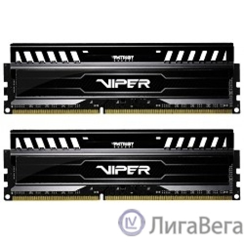 Patriot DDR3 DIMM 8GB Kit 2x4Gb (PC3-12800) 1600MHz PV38G160C9K Viper3 Patriot DDR3 DIMM 8GB Kit 2x4Gb (PC3-12800) 1600MHz PV38G160C9K Viper3