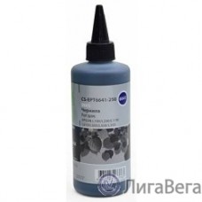 CACTUS Чернила CS-EPT6641-250 черный 250мл для Epson L100/L110/L120/L132/L200/L210/L222/L300/L312/L350/L355/L362/L366/L456/L550/L555/L566/L1300