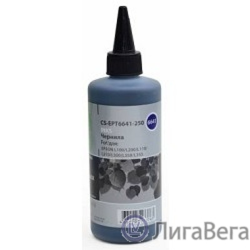 CACTUS Чернила CS-EPT6641-250 черный 250мл для Epson L100/L110/L120/L132/L200/L210/L222/L300/L312/L350/L355/L362/L366/L456/L550/L555/L566/L1300 CACTUS Чернила CS-EPT6641-250 черный 250мл для Epson L100/L110/L120/L132/L200/L210/L222/L300/L312/L350/L355/L362/L366/L456/L550/L555/L566/L1300