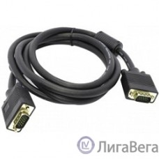 Exegate EX138948RUS Кабель монитор - SVGA card (15M -15M)  1.8м 2 фильтра Exegate позолоченные разъемы, экранирование