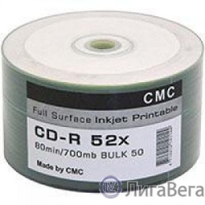 Диски CMC CD-R 80 52x Bulk/50 Full Ink Print (141144) Диски CMC CD-R 80 52x Bulk/50 Full Ink Print (141144)