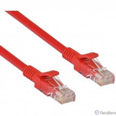 Exegate EX258666RUS Патч-корд UTP-RJ45-RJ45-5e-0,3M-RD, UTP, cat.5e, 0.3м, красный