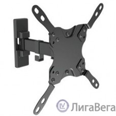 Крепление Ultramounts UM864B {Для использования с телевизорами диагональю 13″-42″, весом до 20кг. Возможен наклон до 12 градусов и подъем до 5 градусов Поворот влево и вправо на 90 градусов . Расстоян