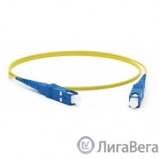 Hyperline FC-S2-9-SC/­UR-SC/­UR-H-2M-LSZH-YL Патч-корд волоконно-оптический (шнур) SM 9/­125 (OS2), SC/­UPC-SC/­UPC, 2.0 мм, simplex, LSZH, 2 м