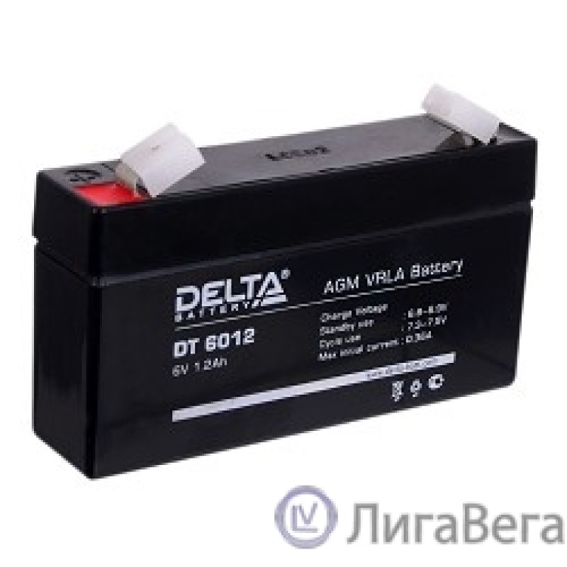 Delta DT 6012 (1,2 А\ч, 6В) свинцово- кислотный аккумулятор  