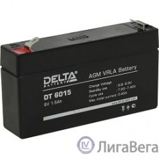 Delta DT 6015 (1,5 А\ч, 6В) свинцово- кислотный аккумулятор  