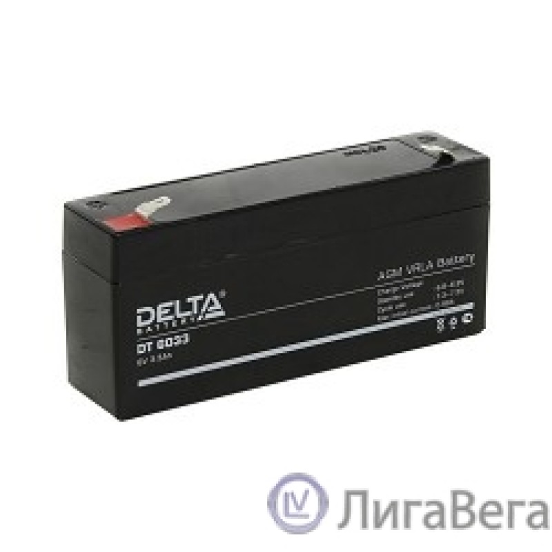 Delta DT 6033 (3,3 А\ч, 6В) свинцово- кислотный аккумулятор  