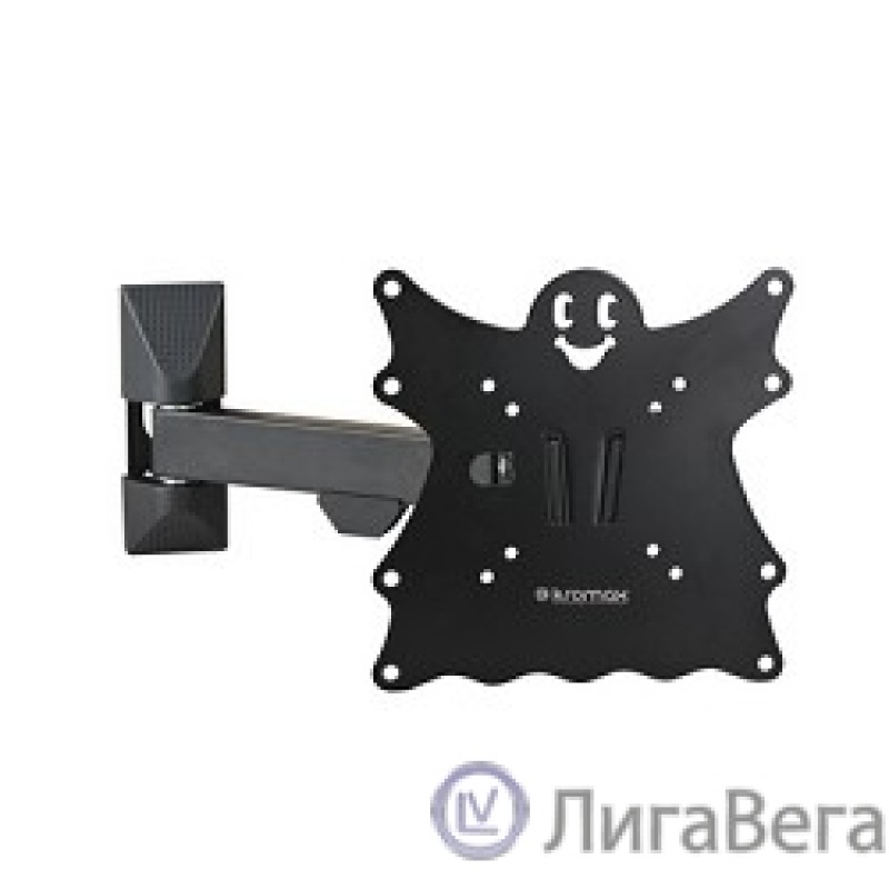 Kromax CASPER-203 black, Кр. стал. наст. для TV 20″-43″, max 30 кг, 4 ст св., нак. +5°-15°, пов. 90°, от ст. 57-307 мм, max VESA 200x200 мм. Kromax CASPER-203 black, Кр. стал. наст. для TV 20″-43″, max 30 кг, 4 ст св., нак. +5°-15°, пов. 90°, от ст. 57-307 мм, max VESA 200x200 мм.