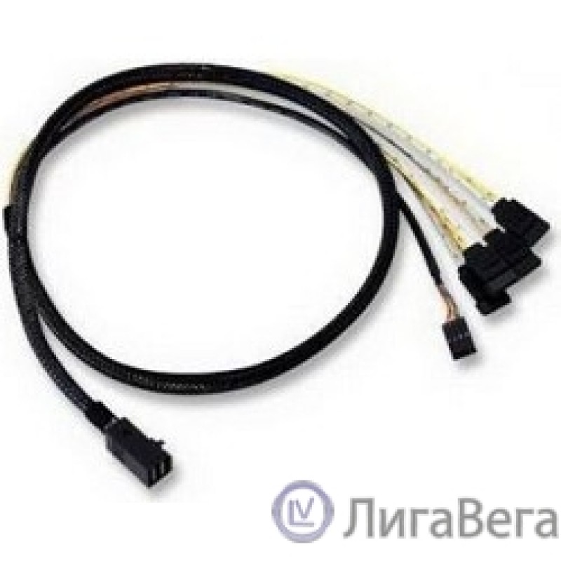 LSI ACD-SFF8643-SATASB-10M  Кабель , INT SFF8643-to-4*SATA+SB ( HDmSAS -to- 4*SATA+SideBand internal cable) 100cm[6705050100]