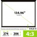 Экран Cactus Wallscreen CS-PSW-206x274 206x274 см 4:3 настенно-потолочный рулонный белый Экран Cactus Wallscreen CS-PSW-206x274 206x274 см 4:3 настенно-потолочный рулонный белый