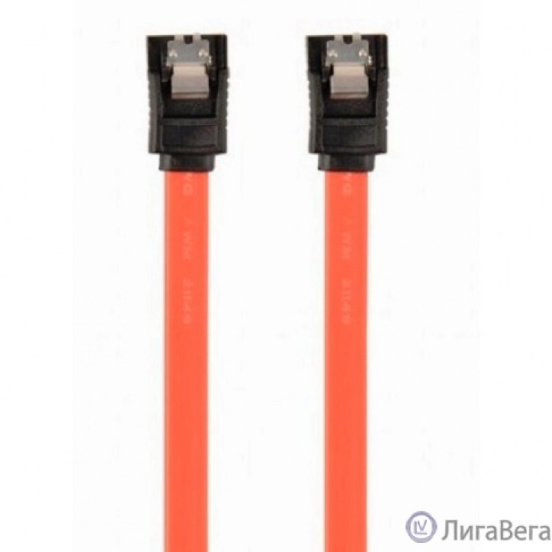 Bion Кабель Serial ATA III металлическая защелка, 50см [BXP-SATAM-DATA-50CM]