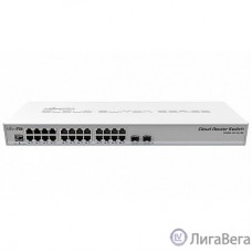 MikroTik CRS326-24G-2S+RM Коммутатор Cloud Router Switch 326-24G-2S+RM with RouterOS L5, 1U rackmount enclosure