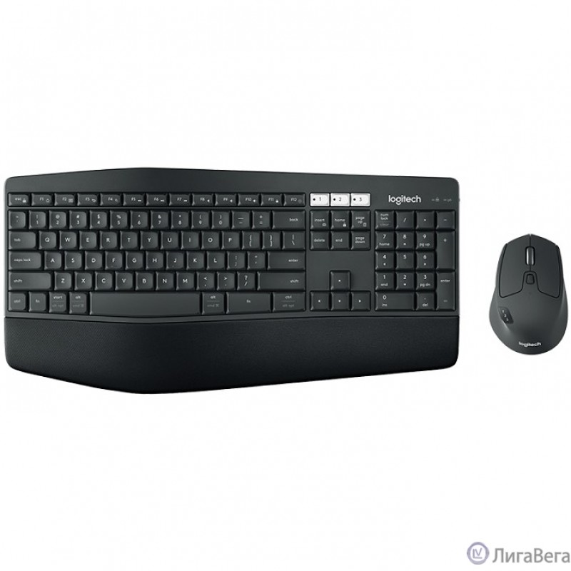 920-008232 Logitech Клавиатура + мышь MK850 Perfomance Black USB оригинальная заводская гравировка RU/LAT