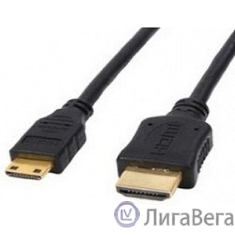 Exegate EX257911RUS Кабель HDMI to miniHDMI (19M -19M) 1.8м Exegate, ver1.4, позолоченные контакты