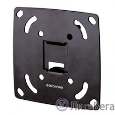 Kromax OPTIMA-100 black {Кронштейн для LED/LCD телевизоров 10″-28″, max 25 кг, настенный, 0 ст свободы, 23.5 мм, max VESA 100x100 мм}