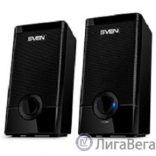SVEN 318 черный {USB-порт ПК, ноутбука или адаптер 5V DC}