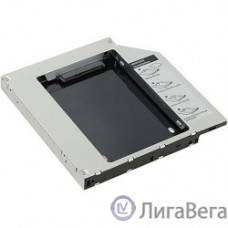 AgeStar SSMR2S Сменный бокс для HDD/SSD  SATA-SATA, металл-пластик, черный, 2.5″