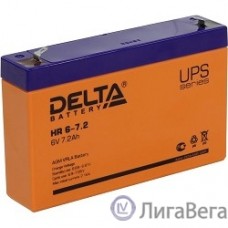 Delta HR 6-7.2 (7.2 А\ч, 6В) свинцово- кислотный аккумулятор  