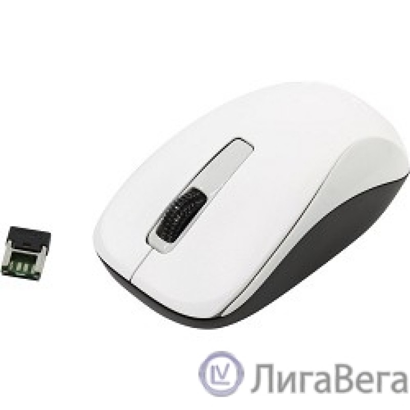 Genius Мышь NX-7005 White { оптическая, 800/1200/1600 dpi, радио 2,4 Ггц, 1хАА, USB} [31030127102/31030017401]