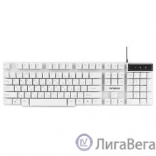 Гарнизон Клавиатура GK-200, USB, белый, механизированные клавиши