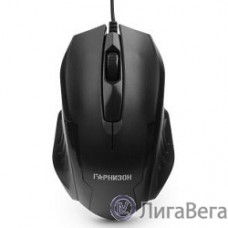 Гарнизон Мышь GM-110, USB, чип- Х, черный, 800 DPI, 2кн.+колесо-кнопка