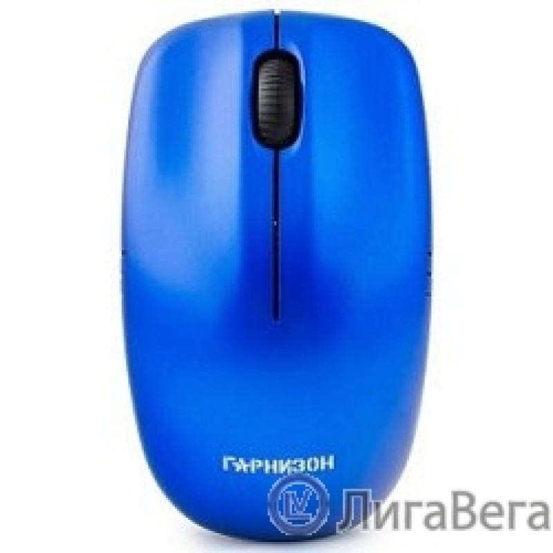 Гарнизон Мышь беспров. GMW-400B, чип X, синий, 1200 DPI, 2 кн.+ колесо-кнопка
