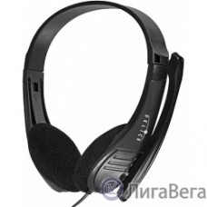 Oklick HS-M150 черный 2м накладные (NO-003N) [428963]