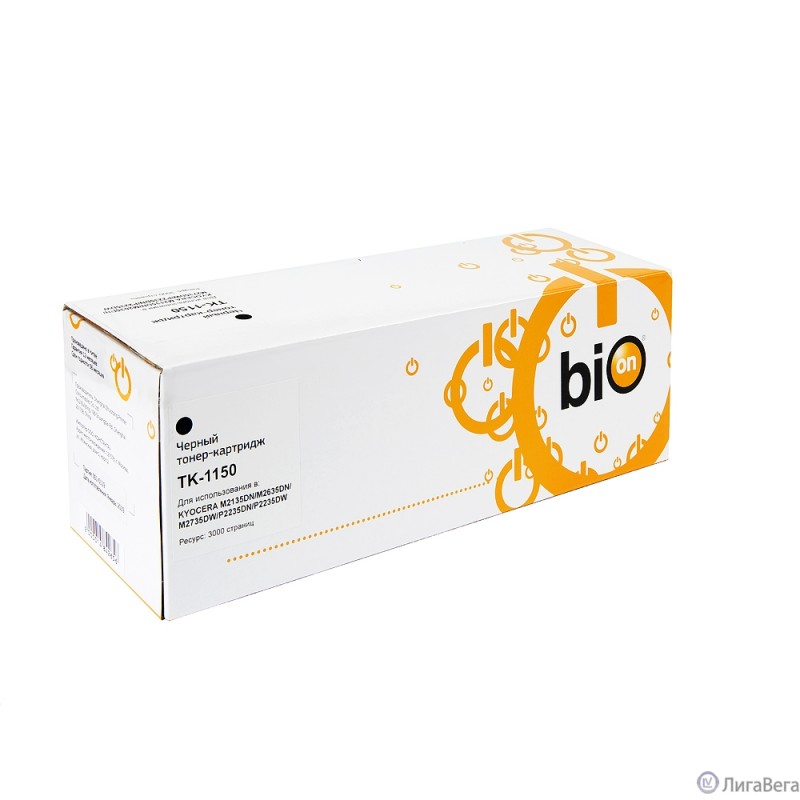 Bion BCR-TK-1150  Картридж для Kyocera Ecosys{ P2235dn/P2235dw/M2135dn/M2635dn/M2735dw}(3000  стр.),Черный, с чипом Bion BCR-TK-1150  Картридж для Kyocera Ecosys{ P2235dn/P2235dw/M2135dn/M2635dn/M2735dw}(3000  стр.),Черный, с чипом