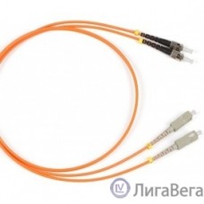 Hyperline FC-D2-50-SC/PR-ST/PR-H-5M-LSZH-OR Патч-корд волоконно-оптический (шнур) MM 50/125, ST-SC, 2.0 мм, duplex, LSZH, 5 м  