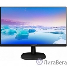 LCD PHILIPS 23.8″ 243V7QJABF (00/01(86)) черный {IPS 1920x1080 5ms 178/178 250cd D-Sub HDMI DisplayPort 2x2W}