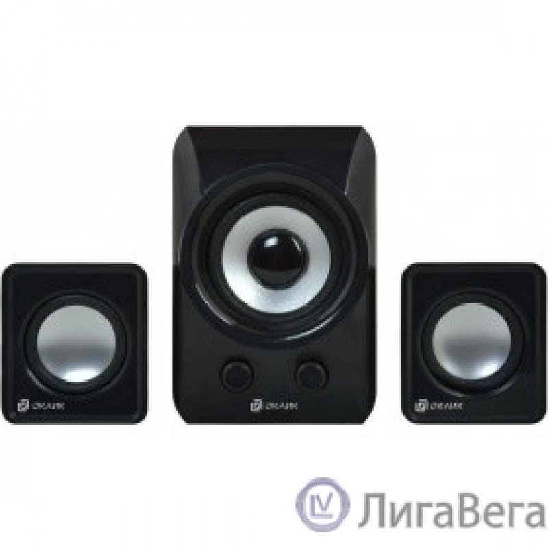 Колонки Oklick OK-420 2.1 черный 11Вт