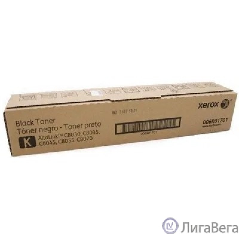 XEROX 006R01701 Тонер-картридж для AltaLink C8030/35/45/55/70, черный (26K) XEROX 006R01701 Тонер-картридж для AltaLink C8030/35/45/55/70, черный (26K)