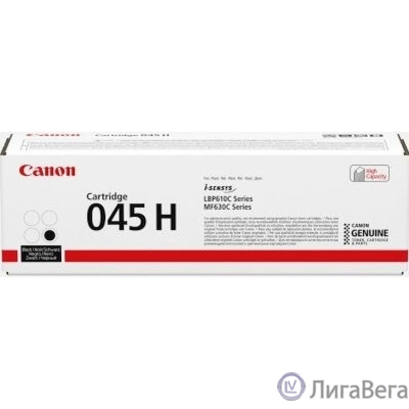 Canon Cartridge 045H Bk 1246C002 Тонер-картридж для Canon i-SENSYS MF630, 2800 стр. Canon Cartridge 045H Bk 1246C002 Тонер-картридж для Canon i-SENSYS MF630, 2800 стр.