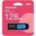 A-DATA Flash Drive 128GB UV128 AUV128-128G-RBE {USB3.0, Black-Blue}