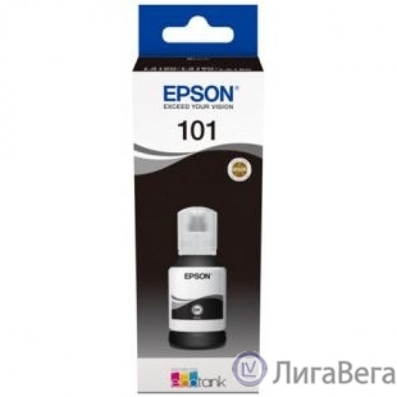 EPSON C13T03V14A  Контейнер 101 с черными чернилами для L4150/L4160/L6160/L6170/L6190, L6290127 мл. 